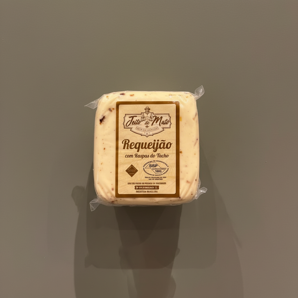 Requeijão com Raspas do Tacho - Jeito de Mato