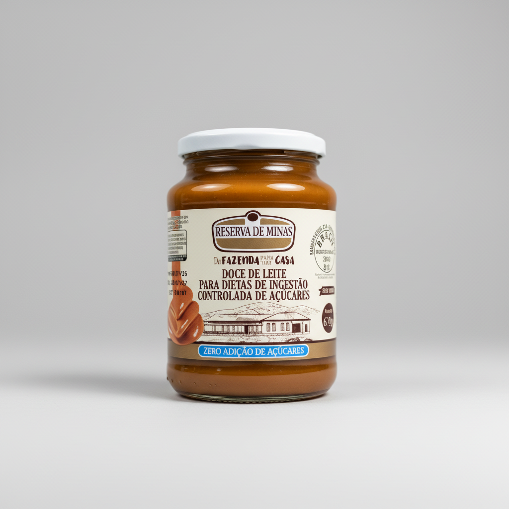 Doce de Leite Zero Açúcar Reserva de Minas