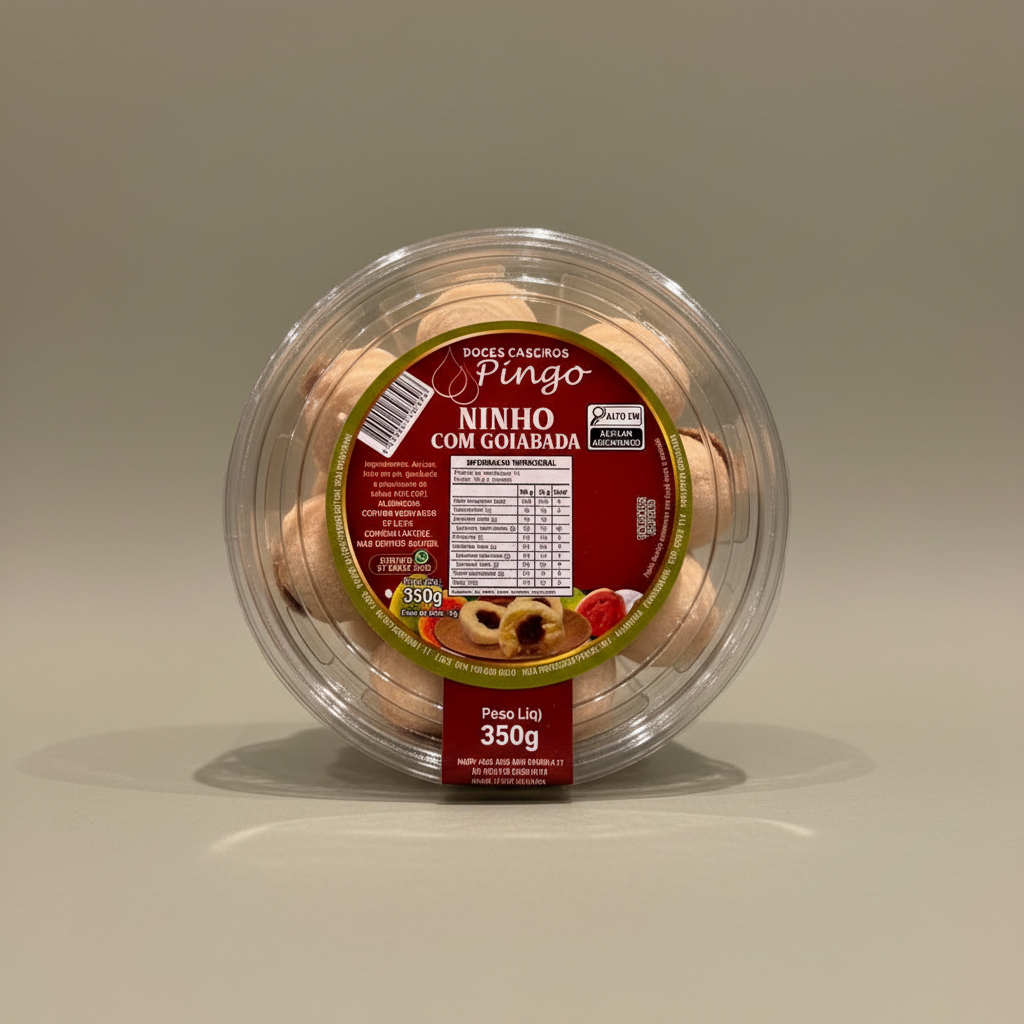 Ninho com Goiabada Pingo 350g - Embalagem